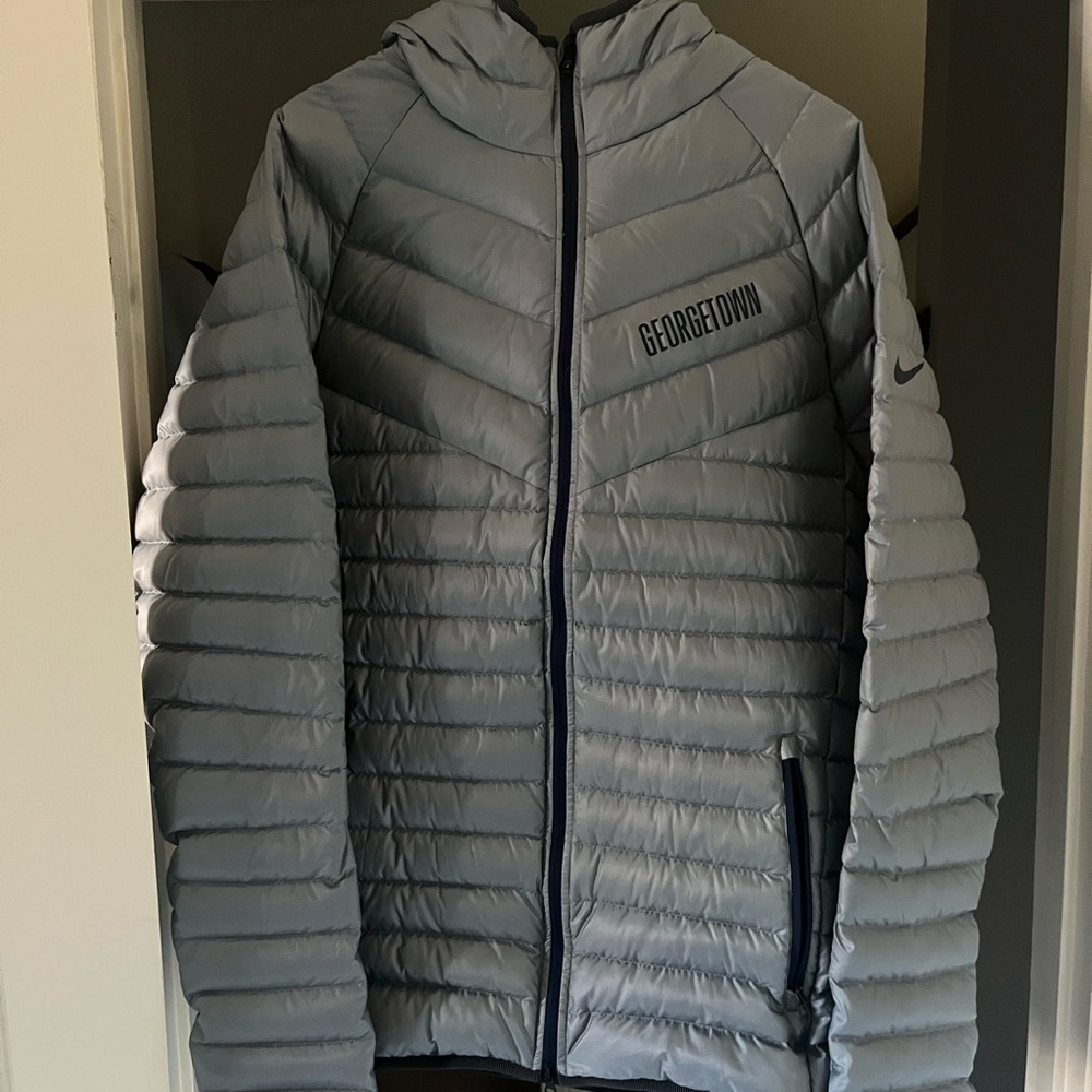 Nike Gray Georgetown Puffer Jacket